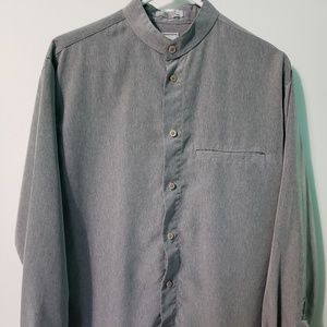 Gray dress shirt